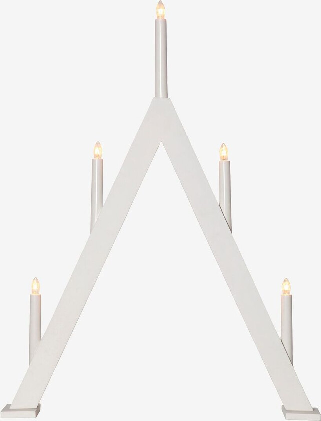 Lysestake Albo høyde 66 cm, Hvit