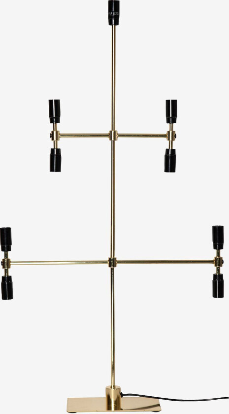 Lysestake Twice høyde 91 cm, Messing