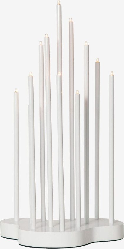Lysestake Buzz høyde 43 cm, Hvit