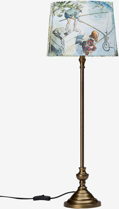 Bordlampe Andrea 71 cm, Messing