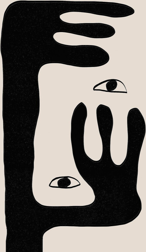 Poster Abstract Face No2., Beige