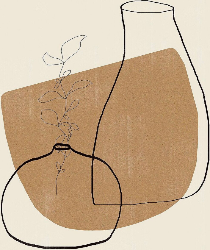 Poster Vases No12., Beige