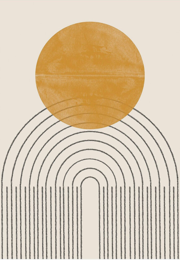 Poster Arch Composition No4., Beige