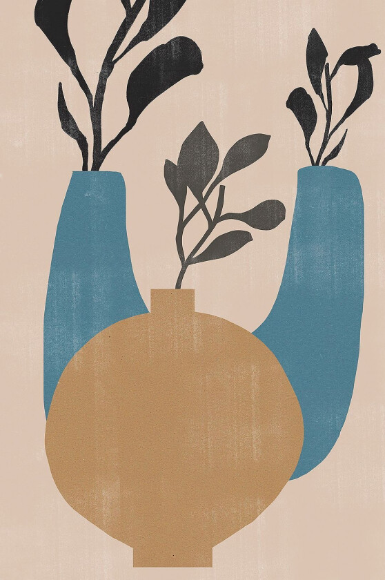 Poster Vases No7., Brun
