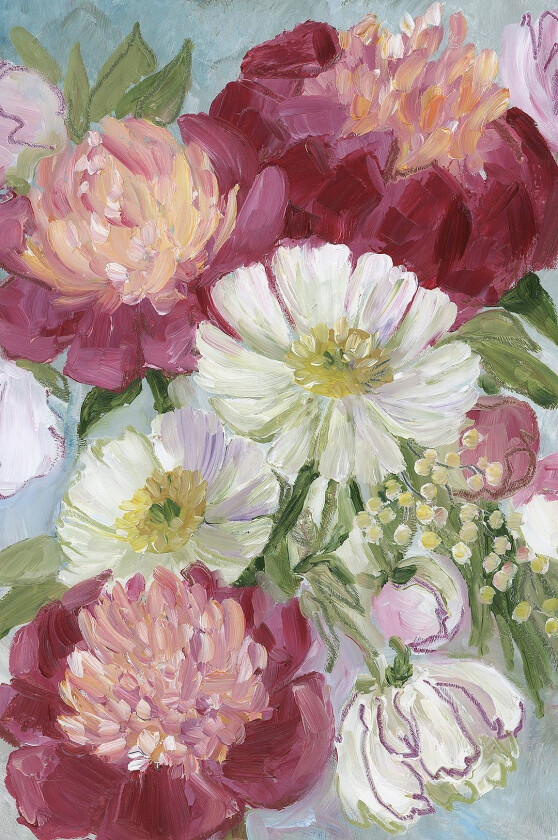 Poster Eleanora Painterly Florals, Beige