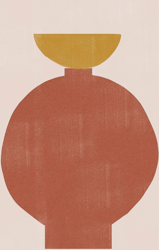 Poster Vase No2., Rød