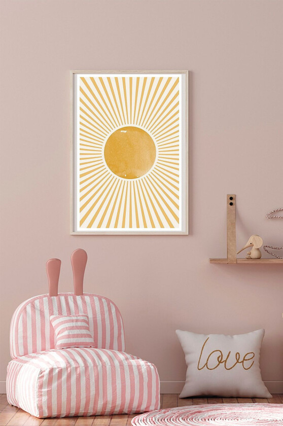 Poster Boho Sun, Gul