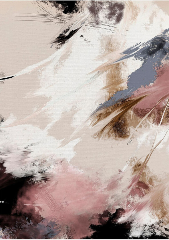 Poster Splash Clouds, Beige