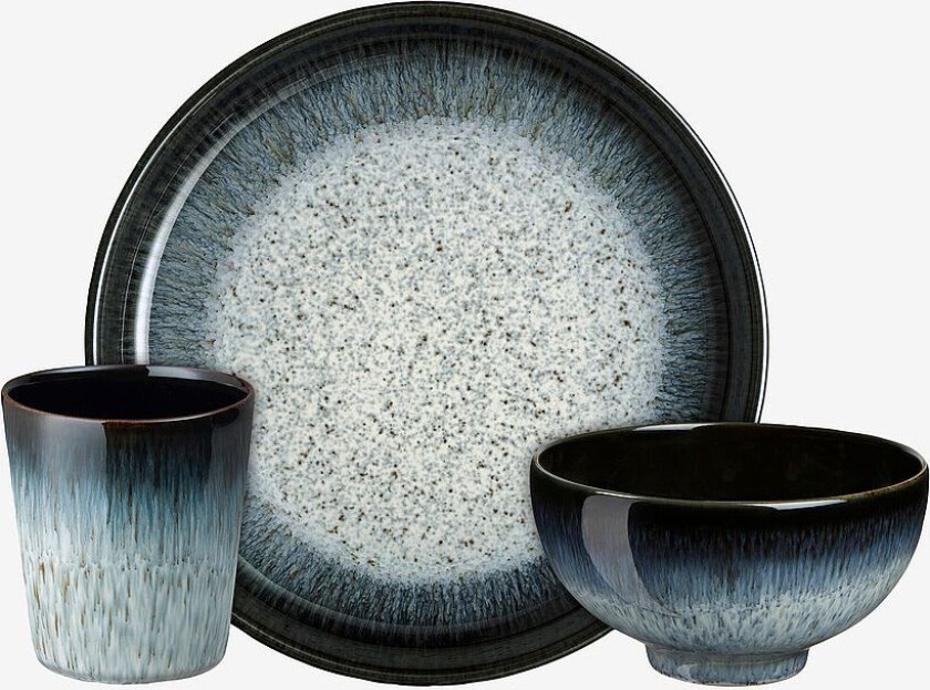 Bilde av Barneservise Halo 3 deler, Svart