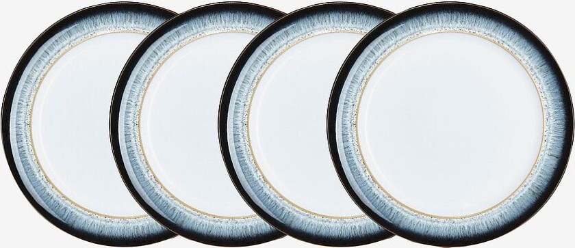 Tallerken Halo diameter 28 cm 4-pk, Svart