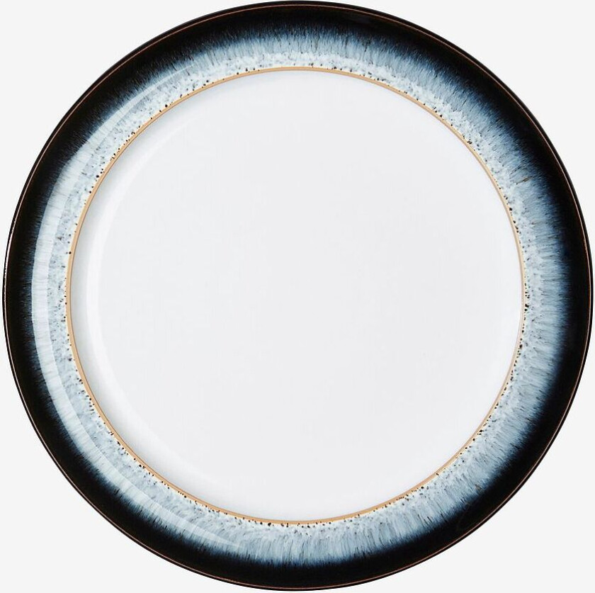 Tallerken Halo diameter 24,5 cm 4-pk, Svart