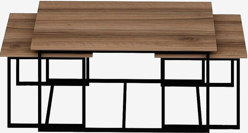 Settbord (3 stk.) - Levada, Brun