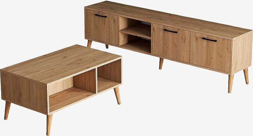 Møbelsett Stue - Umut, Brun