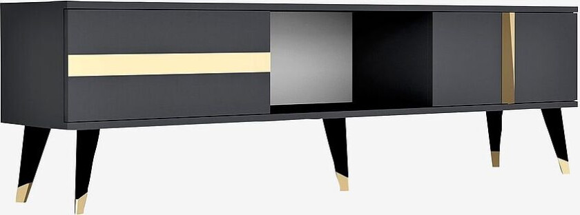 Tv-benk - Vania, Grå