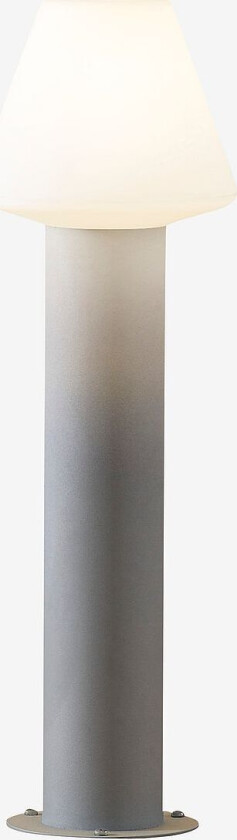 Lyktestolpe til hage Barletta høyde 60 cm, Grå