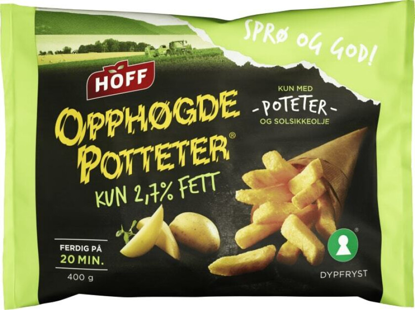 Hoff Opphøgde Potteter 2.7% Fett 400g