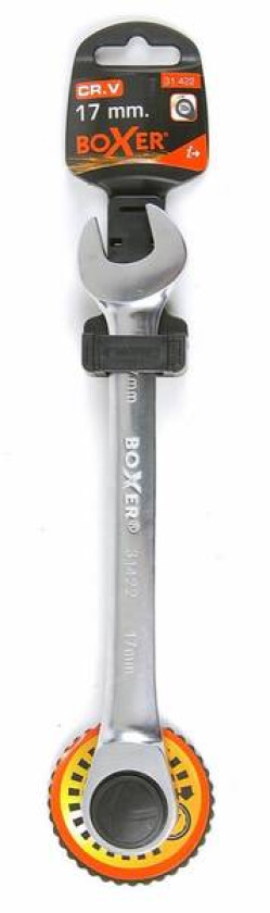 Boxer® fastnøkkel med skrallefunksjon 17 mm