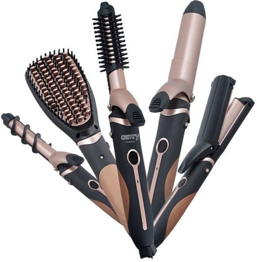 Hårstylingssett i 5 deler