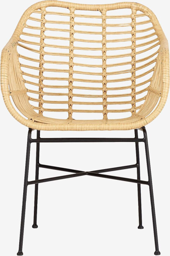 Hagestol polyrotting 4 stk., Svart