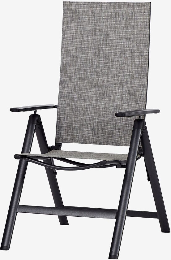 Hagestol fellbar 2 stk., Grå