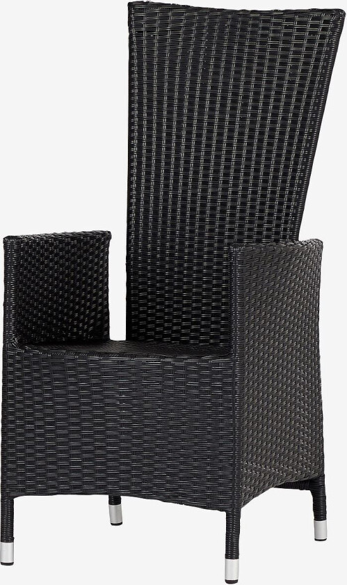 Hagestol justerbar 2 stk., Svart