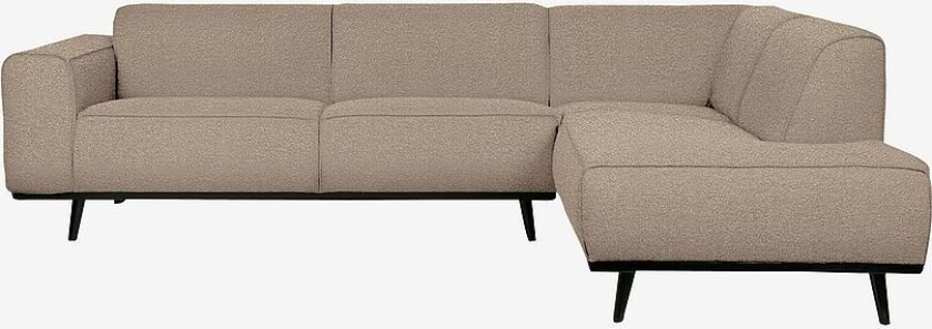Hjørnesofa høyre Statement, Beige