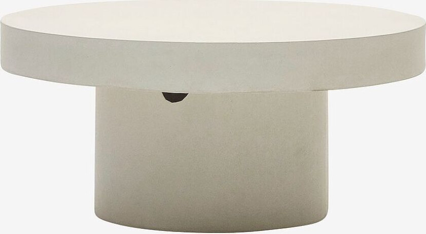 Aiguablava, diameter 90 cm, Hvit