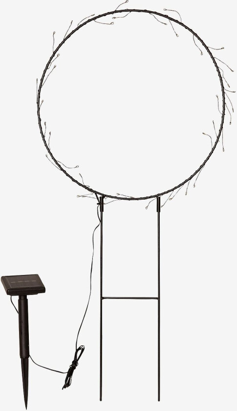 Solcelledekor Barlumi Solar 60 cm, Svart