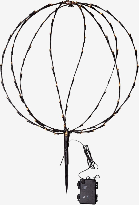 Utedekor Sphere 64cm, Svart