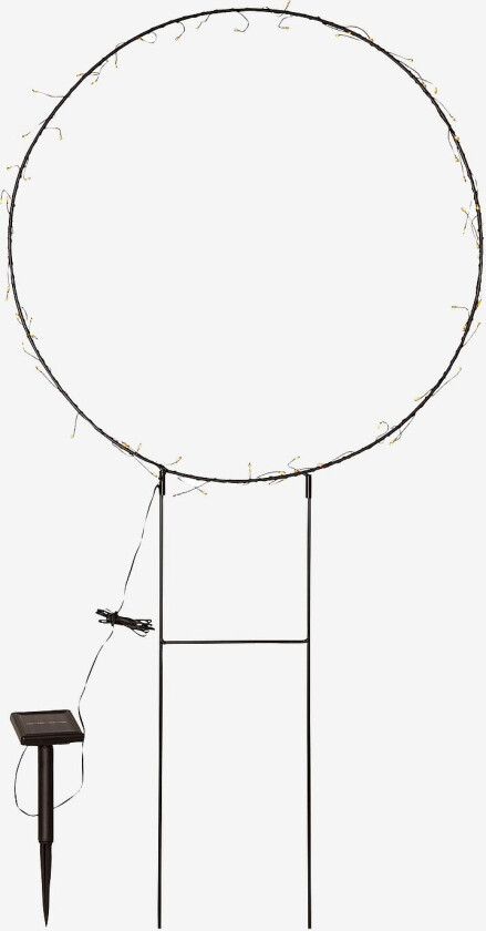 Solcelledekor Barlumi Solar 100 cm, Svart