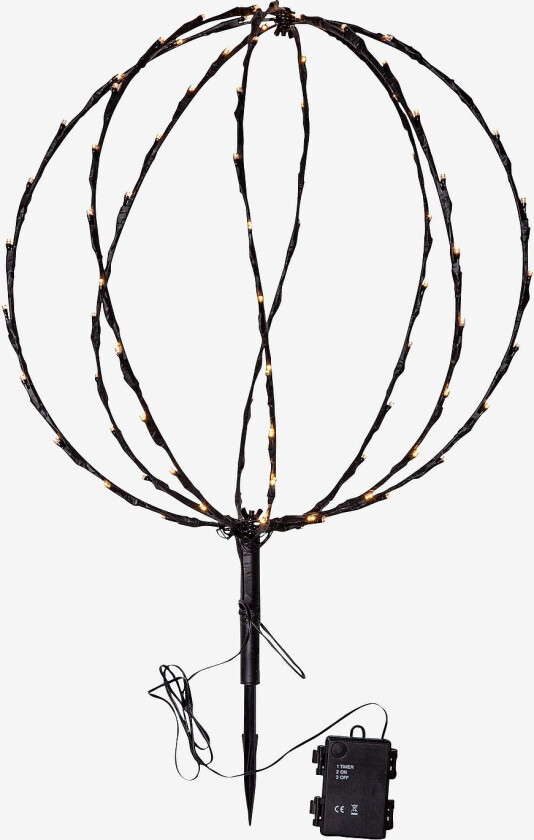 Utedekor Sphere 54cm, Svart