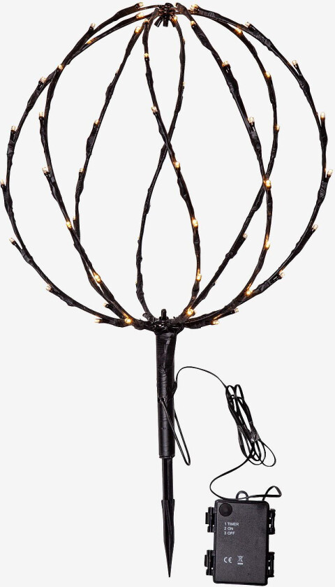 Utedekor Sphere 44cm, Svart