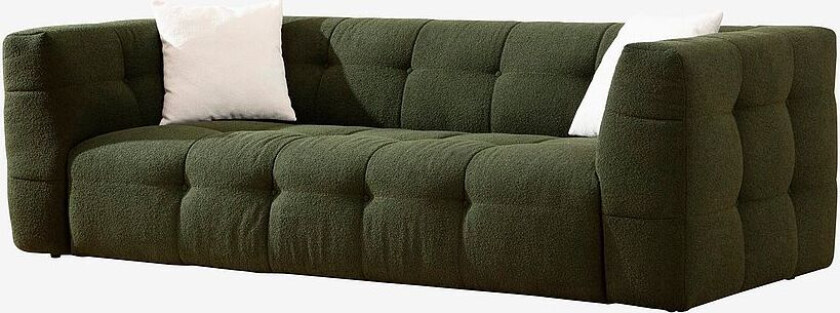 Sofa 3-seter Cady, Grønn