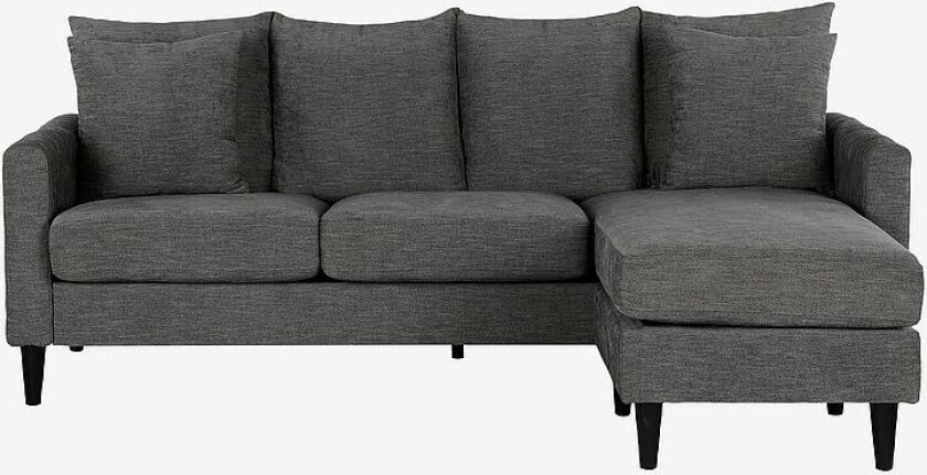 Modulsofa vendbar med puter Forbin, Grå