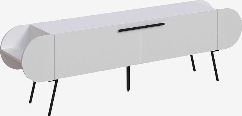 Tv-benk Capsule, Hvit