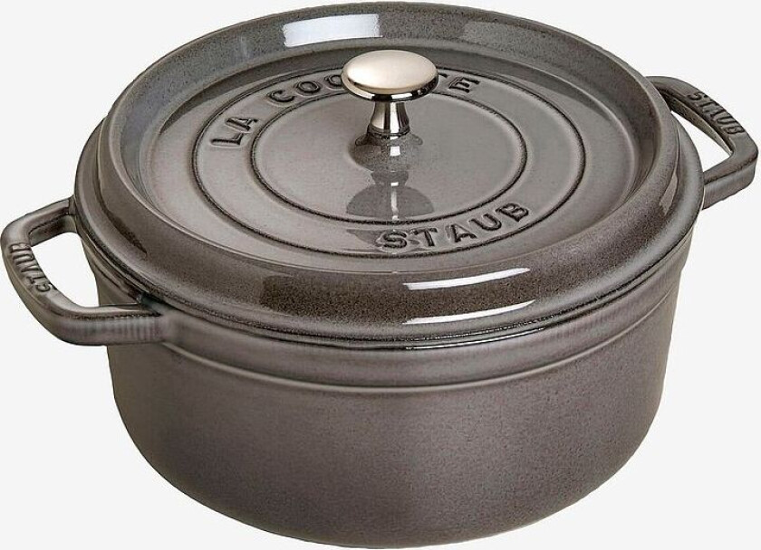 Gryte La Cocotte rund 18 cm, 1,7 l, Grå