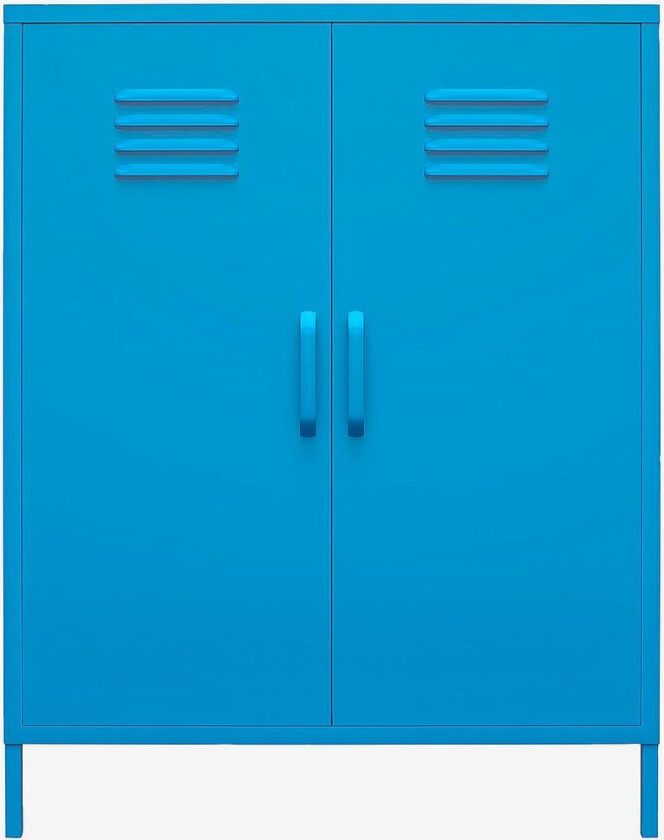 Skap med to dører Cache, Blå