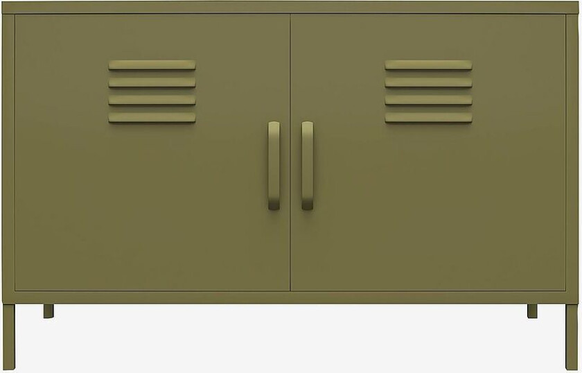 Skap med to dører Cache, Grønn