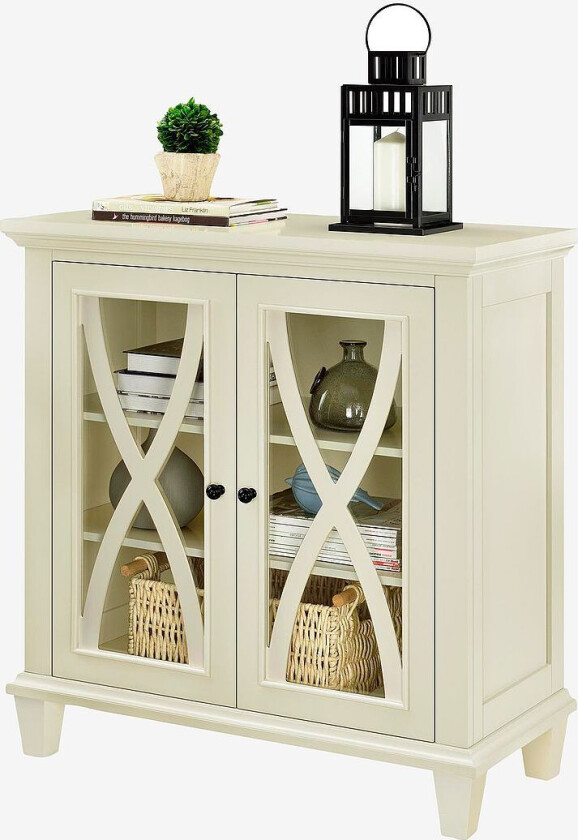 Skap med dobbeltdører Ellington, Hvit