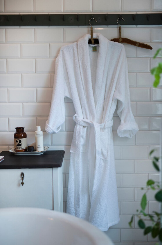 Badekåpe 360 g, unisex, Hvit
