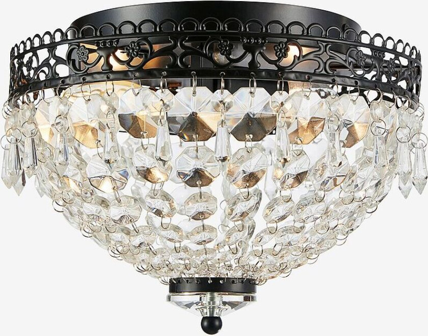 Plafond JOLINE 2L IP21, Svart