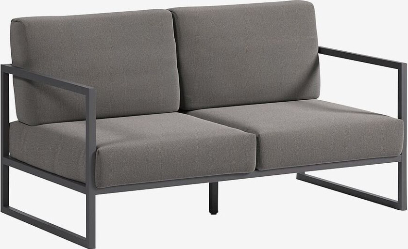 Sofa Comova, 2-seter, Svart