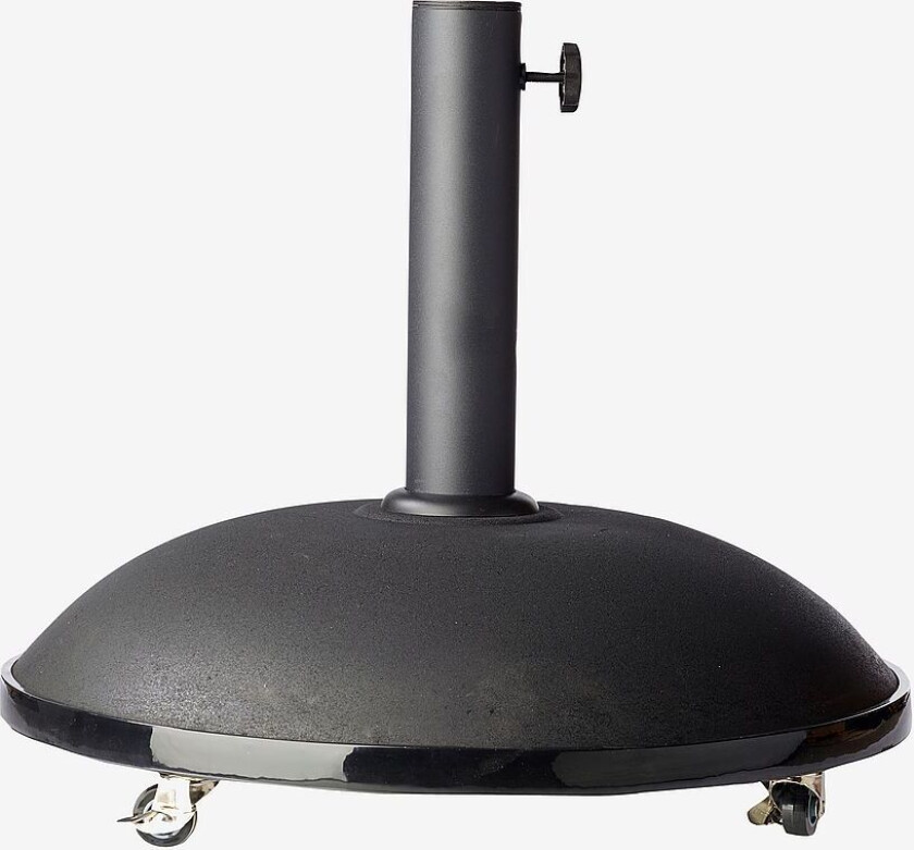 Parasollfot, betong 50 kg, Svart