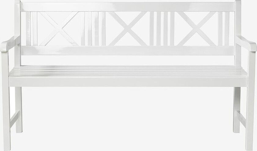Benk Rosenborg 150x59 cm, Hvit