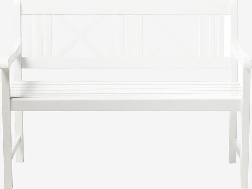 Benk Rosenborg 120x59 cm, Hvit