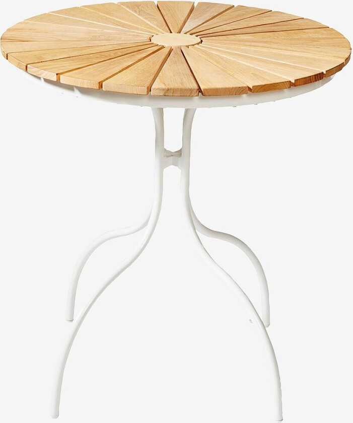 Kafebord Ellen, diameter 80cm, Hvit