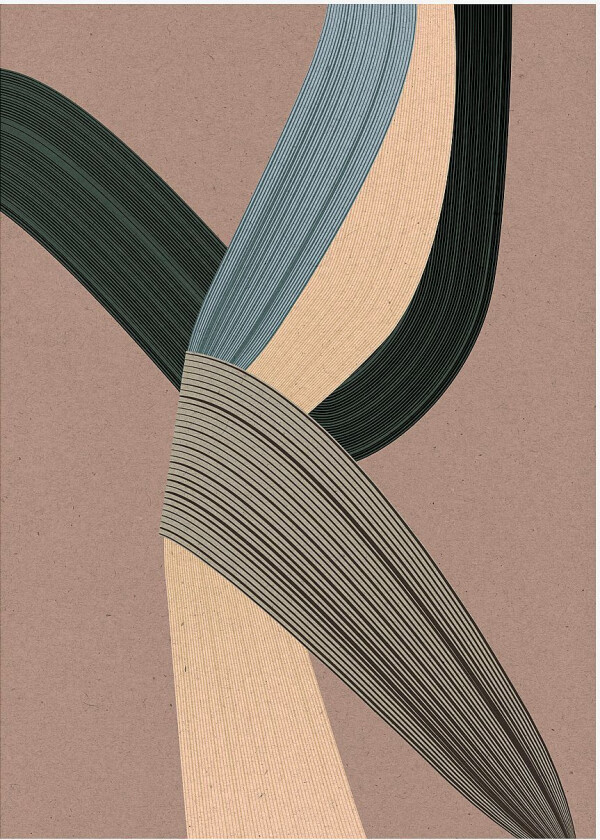 Poster Fibers 5, Flerfarget