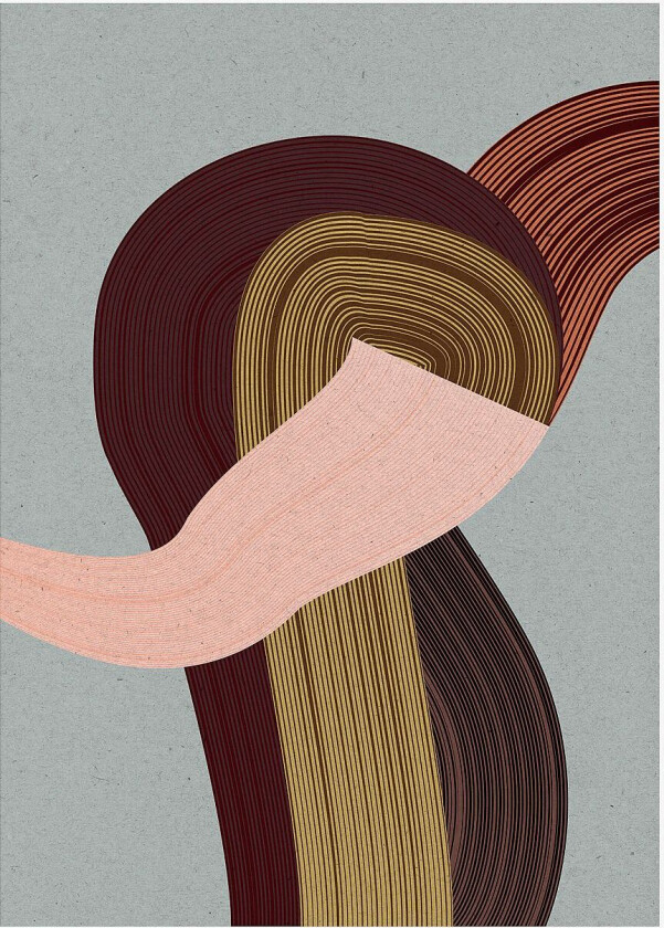 Poster Fibers 4, Flerfarget