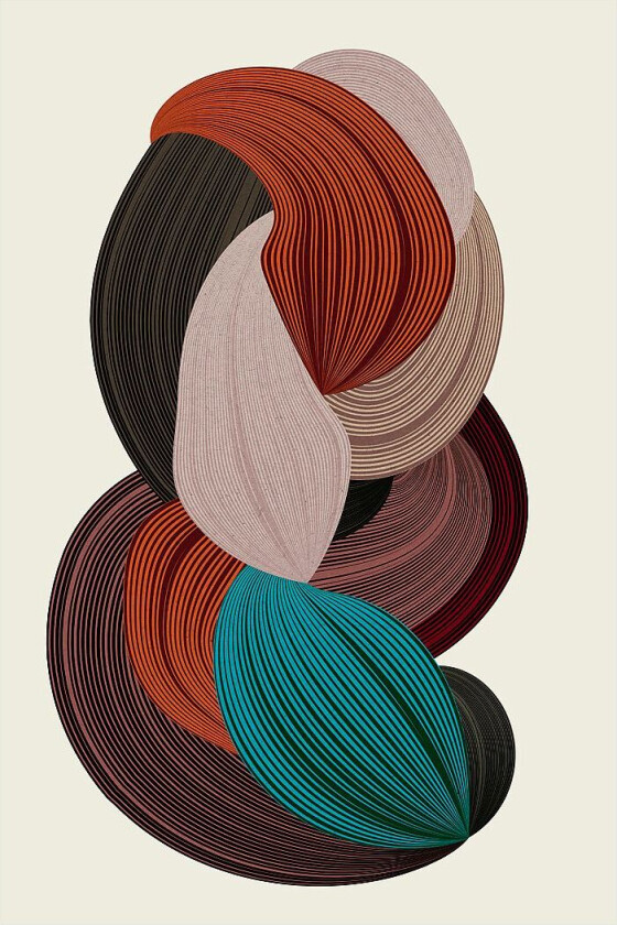 Poster Fibers 3, Flerfarget