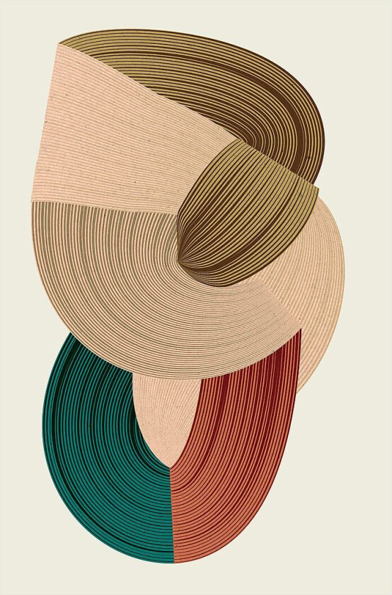 Poster Fibers 1, Flerfarget